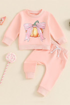 Girls Halloween Pumpkin 2PCS Set