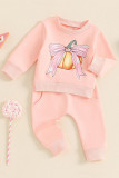 Girls Halloween Pumpkin 2PCS Set