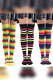 Colorful Rainbow Cosplay Stocking