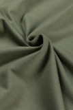 Jungle Green Cowl Neck Shift Tunic Top