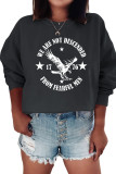 CozyMy Eagle Lovers Print Sweatshirt