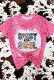 CozyMy Sassy Little Soul Bleached Print Graphic Tee