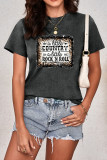 EnsembleElegance Country Rock N Roll Graphic Tee