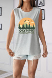 EnsembleElegance Olympic National Park Print Tank Top