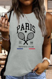 EnsembleElegance Paris Tennis Club Graphic Tank Top