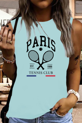 EnsembleElegance Paris Tennis Club Graphic Tank Top