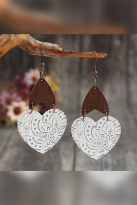 Heart Shape Acrylic Earrings