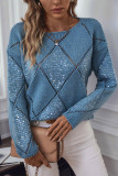 Sequin Glitter Pullover Sweater