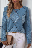 Sequin Glitter Pullover Sweater