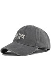 New York Embroidery Retro Baseball Cap