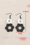 Flower Wooden Earrings