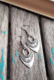 Triangle Shield Shape Earrings