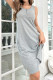 Grey Sleeveless Tank Dress