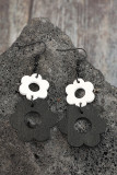 Flower Wooden Earrings