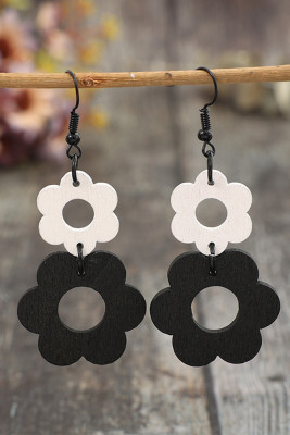 Flower Wooden Earrings
