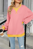 Colorblock Pullover Sweatshirt