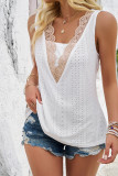 Eyelet Crochet Tank Top