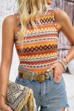 Aztec Sleeveless Tank Top