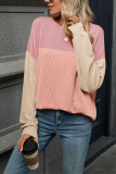 Colorblock Long Sleeves Top