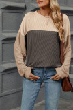 Colorblock Long Sleeves Top