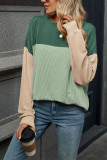 Colorblock Long Sleeves Top