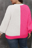 Plus Size Heart Design Sweater