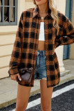 Ripped Plaid Button Up Shirt