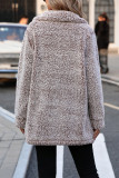 Fleece Button Up Coat