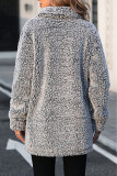 Fleece Button Up Coat