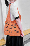 Halloween Knitting Woven Bag