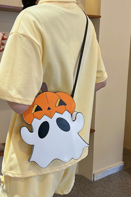 Halloween Pumpkin Ghost Crossbody Bag