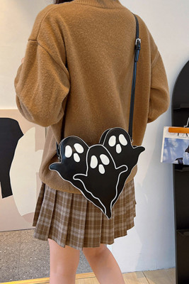 Halloween Ghost PU Leather Bag