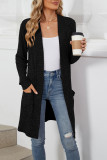 Front Open Knitting Cardigan with Pockets