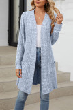 Front Open Knitting Cardigan with Pockets