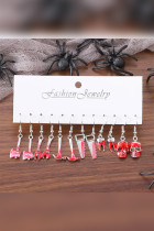 Halloween Alloy Earrings Set