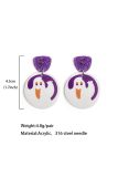 Halloween Ghost Pumpkin Cat Earrings
