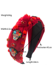 Halloween Floral Skeleton Hair Clip