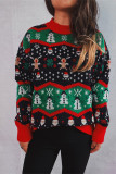 Christmas Snowman Knitting Sweater