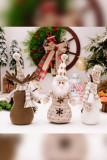 Christmas Snowman Reindeer Table Decor