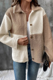 Colorblock Fleece Coat