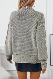 Front Open Waffle Knitting Cardigan