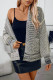 Front Open Waffle Knitting Cardigan