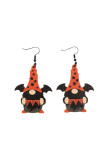 Halloween Gnome Wooden Earrings