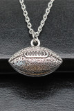 American Football SHape Necklace