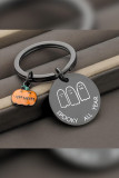 Halloween Ghost Pumpkin Keychain