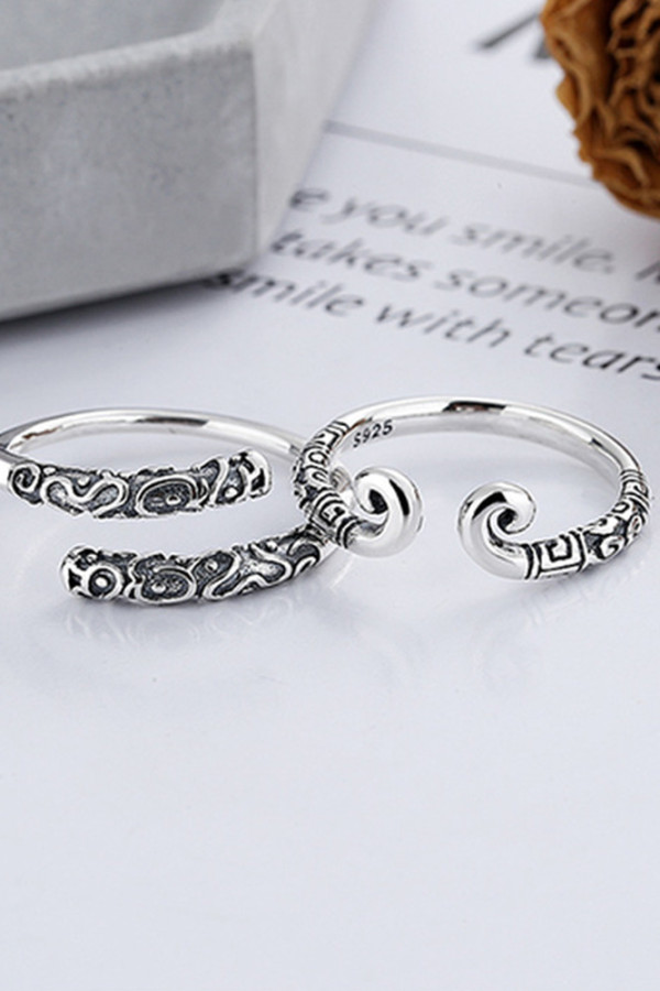 Wukong Golden Cudgel and Trammels Hoop Design Rings