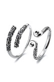 Wukong Golden Cudgel and Trammels Hoop Design Rings