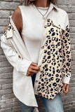 Leopard Button Up Coat