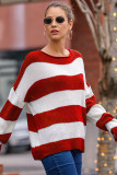 Color Block Knitting Sweater