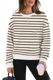 Stripes Long Sleeves Sweatshirt